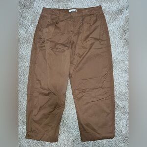 Abercrombie & Fitch Brown Casual Trousers